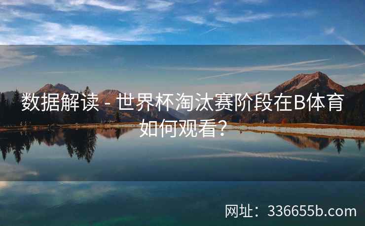 数据解读 - 世界杯淘汰赛阶段在B体育如何观看?