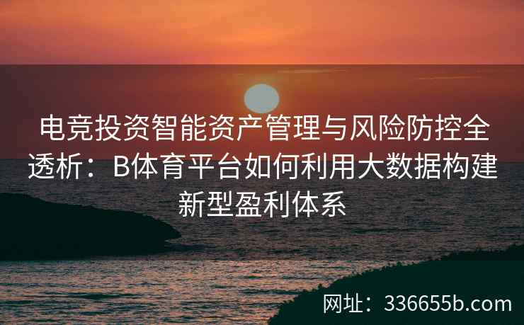 电竞投资智能资产管理与风险防控全透析：B体育平台如何利用大数据构建新型盈利体系